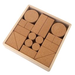 送料無料! 【KOIDE 日本製 コルク積み木 19ピース】 国産 積木 つみき 赤ちゃん 6ヶ月 0歳 1歳 2歳 3歳 4歳 男の子 女の子 子供 お祝い 出産祝い 誕生日 こどもの日 クリスマス ギフト プレゼント 知育 発達 玩具 おすすめ 人気 おしゃれ 希少 軽い やわらかい 痛くない 高級