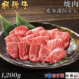 飛騨牛 焼肉 ヒレ 特盛1,200g 1.2kg 6～9人前用 A5 A4 [送料無料] | 和牛 牛肉 焼肉 鍋 結婚内祝い 出産祝い 内祝い お返し ギフト用 ヒレ 誕生日 プレゼント