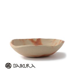 【DAIKURA】緋襷/碗 14x14cm（小皿/取り皿/小鉢/ボウル/和食器/焼き物/国産/日本産/職人）[備前のお店DAIKURA]