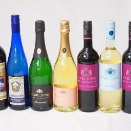 ドイツワインスペシャル7本セット(脱アルコールスパークリングピーチワイン カールユング(やや辛口) 脱アルコールスパークリング白ワイン カールユングドライ(やや辛口) 脱アルコール白ワイン カールユングリースリング 脱アルコール赤ワイン  750ml×7本