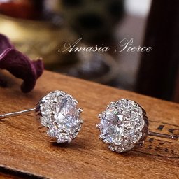 アメイジア ピアス    プレゼント 母の日 誕生日 プレゼント 女友達 ギフト|   プレゼント  結婚記念日 妻 プラチナ 18金 仕上 ギフト  彼女