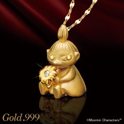 リトルミイ スマイル 純金 ペンダント  MOOMIN     おしゃれ ブランド 人気 新生活 引越し クリスマス 父の日 バレンタイン  誕生日