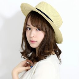 ペーパーハット 麦わら帽子 ブレード広円 春 夏 レディース つば広 キャノチェハット カンカン帽 ストローハット Mサイズ 帽子 旅行 日焼け防止 プール アウトドア リゾート ナチュラル 生成 母の日 ギフト プレゼント ラッピング