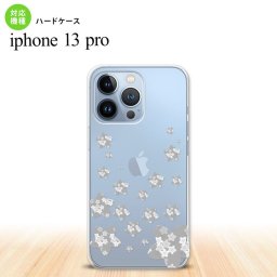iPhone13 Pro iPhone13Pro ケース ハードケース 花柄 サクラ D クリア グレー iPhone13Pro専用 nk-i13p-187