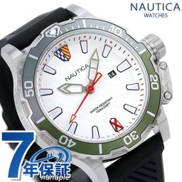 ノーティカ 時計 グレンロック ラグーン 46mm フラッグ クオーツ メンズ 腕時計 ブランド NAPGLS112 グレー ブラック 黒 プレゼント 実用的