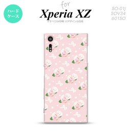 【SO01J】【スマホケース/スマホカバー】【エクスペリア XZ 】SO01J スマホケース XPERIA XZ SO-01J カバー エクスペリア XZ  花柄・バラ（G） ピンク nk-so01j-256【メール便送料無料】