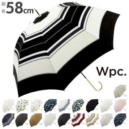 傘 おしゃれ レディース 通販 ブランド WPC 長傘  ワールドパーティ ホワイトデー お返し 約 58cm 58センチ 紫外線対策 母の日 敬老の日 女の子 女子 通勤 通学 可愛い オシャレ 手開き 手動 雨の日 おでかけ UVカット かさ カサ 婦人傘 フラワー 花 チェック リボン