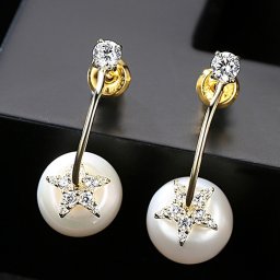 ピアス 両耳用 キュービックジルコニア 淡水パール シルバー925 ホワイト ピンク イエローゴールド スタッド 大粒 上品 大人 可愛い かわいい モチーフ 実 pe0094
