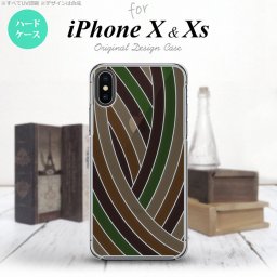 iPhoneX / iPhone XS アイフォン X / XS 専用 スマホケース カバー ハードケース 帯 ブラウン nk-ipx-sg18[スマホ,スマホケース,スマホカバー,ケース,カバー,ジャケット]