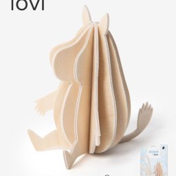 ロヴィ Lovi MOOMIN BY LOVI Moomin 9cm ムーミン クリスマス オーナメントカード グリーティングカード 北欧 組み立て 置物 雑貨 インテリア