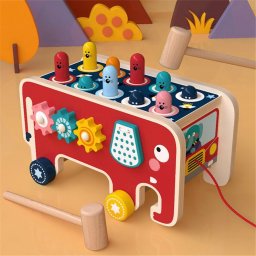ハンマートイ モグラたたき  おもちゃ 知育玩具 積み木 木のおもちゃ 大工さん  出産祝い 1歳 2歳 3歳 男 女 指先訓練 誕生日プレゼント おしゃれ 甥 姪 出産祝い