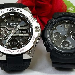 恋人たちのGショックペアウオッチ G-SHOCK BABY-G ペアウォッチ  カシオ 2本セット タフソーラー 電波ソーラー GST-B400-1AJF BGA-2800-1AJF人気 ラッピング無料　クリスマス プレゼント 誕生日 御祝い還暦 銀婚式 結婚記念日 婚約