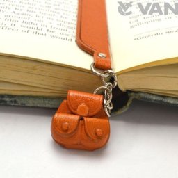 リュックサック チャームブックマーカー【レザー 本革 VANCA バンカクラフト革物語 国産 ハンドメイド 贈り物 即納】