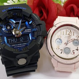 カシオ 恋人たちのGショック ペアウォッチ G-SHOCK BABY-G GA-710-1A2JF BGA-150EF-4BJF 電池式 送料無料 国内正規品 記念日 誕生日 プレゼント お揃い ブラック 黒 ピンク クリスマス お祝い 結婚 婚約 20代 30代 40代 50代 カップル 夫婦
