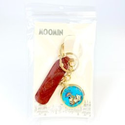 ムーミン MOOMIN ムーミン一家 トゥーティッキー ウォッチ BR 時計 キーホルダー ブラウン ターコイズ