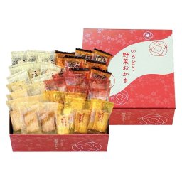 【ギフト対応無料】いろどり野菜おかき (IR-2M) ※送料無料(北海道・沖縄は除く)