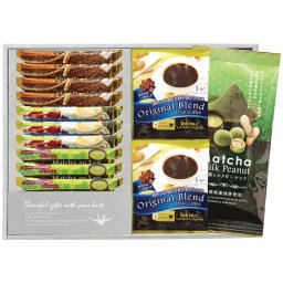 【ギフト対応無料】東京カフェ・抹茶ミルクピーナッツセット (TCM-LG) ※送料無料(北海道・沖縄は除く)