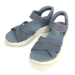 SKECHERS スケッチャーズ サンダル レディース スリップインズ ウルトラ フレックス 3.0 サンダル フォーエバー ベター 164085 SLT スレート ブルー系