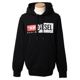 ディーゼル DIESEL アパレル アウター プルオーバー スウェットパーカー フーディー A00339 0IAJH 900 コットン 綿 メンズ ブラック