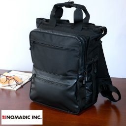 メンズ リュック ビジネス NOMADIC 蒸れない 2way ビジネスリュック ブラック MM-10  通勤 リュックサック シンプル ビジネスバッグ 男性 おしゃれ  