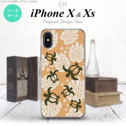 【iPhoneX】【スマホケース/スマホカバー】【アイフォンX】iPhoneX スマホケース カバー アイフォンX ホヌ・小 オレンジ nk-ipx-1465【メール便送料無料】