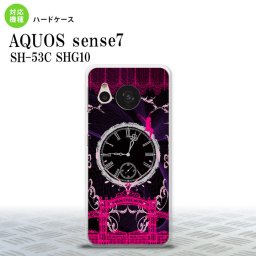 sense7 sense7 スマホケース 背面ケース ハードケース 時計 妖精 黒 赤 2022年 11月発売 nk-sens7-1251