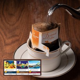 キャラバンコーヒー ドリップバッグ ドリップコーヒー ギフト 詰め合わせ 珈琲 ドリパック 横浜元町 老舗 珈琲セット 15杯分 ゴールデンキャメル 元町ブレンド ミカドヤブレンド 内祝い お返し お歳暮 御歳暮 高級