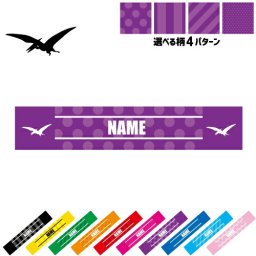 プテラノドン2  名入れマフラータオル タオルマフラー タオマフ スポーツタオル スポーツ用タオル イベントタオル フェスタオル 首掛け  ストライプ ドット 水玉 柄タオル 恐竜　化石　肉食　草食　雑食　海　陸 お揃い 部活 応援グッズ 応援マフラー 記念品 名入れグッズ