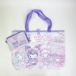 サンリオ DOLLY MIX 折りたたみエコバッグ マイメロディ クロミ 買い物袋 マルシェバッグ