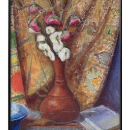 タデウシュ マコウスキー Flowers in a clay flower-vase A3 サイズ ポスター アート おしゃれ 絵画 インテリア 北欧 イラスト マット紙 艶消し アートパネル 額 フレーム デザイン 壁掛け ギフト 新築祝い ディスプレイ 引越し祝い　新生活　空間デザイン 