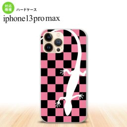 iPhone13ProMax iPhone13 Pro Max ケース ハードケース トカゲ 市松 ピンク iPhone13 プロ マックス 6.7インチ おしゃれ かわいい メンズ レディース キッズ デザインたくさん nk-i13pm-863