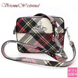 ヴィヴィアンウエストウッド ショルダーバッグ レディース Vivienne Westwood 4304006Y S0012 PF O101 NEW EXHIBITION TARTAN ニューエキシビション タータンチェック カメラバッグ 斜めがけ マルチカラー