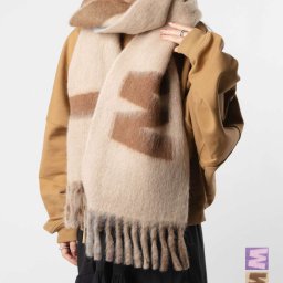 マルニ MARNI SCMC0103A0 UAW017 マフラー SCARF レディース ウール ストール ストライプ モヘア フリンジ アルパカ 防寒 暖かい スカーフ 大判 秋冬 プレゼント ギフト プルーンバイオレット ノマド