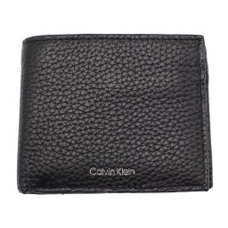 カルバンクライン　CK　Calvin Klein　二つ折り財布　LV04D1028G　ブラック BLACK　グレインレザー　Europeライン　BILFOLD WITH ZIP COIN