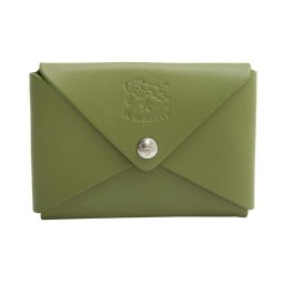イルビゾンテ IL BISONTE 名刺入れ SCC031 GR312 CLASSIC CARD CASE クラシックカードケース ALGA MARINA GR312 モスグリーン