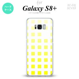 【SC03J】【スマホケース/スマホカバー】【ギャラクシーS8+】SC03J スマホケース Galaxy S8+ SC-03J カバー ギャラクシーS8+ スクエア 黄 nk-sc03j-1364【メール便送料無料】