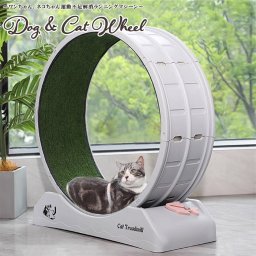 犬猫用ホイール 大回転おもちゃ ABS樹脂タイプ ストレス解消回転ホイール 幅79×奥33×85cm dc-wheel-abs