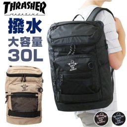 THRASHER スラッシャー リュック 30L 通販 リュックサック デイパック バックパック スクールリュック 撥水 はっ水 THR-262 ブランド ロゴ 男女兼用 メンズ レディース カジュアル 通勤 通学