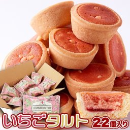 いちごタルト 22個 苺タルト 栃木県産 とちおとめ 個包装 苺 いちご タルト 国産 お菓子 おやつ 洋菓子 焼き菓子 焼菓子