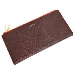 ポールスミス 財布 長財布 ファスナー財布 ボルドー Paul Smith bpw254-80 ギフト 定番 彼氏 彼女 プレゼント レディース 婦人