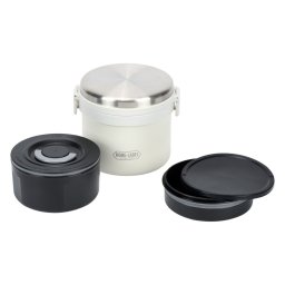 ホームレーベル 全真空ステンレスランチジャー ホワイト ／保温ランチジャー 弁当箱 キッチン用品 結婚祝い プレゼント ギフト 結婚内祝い お返し おしゃれ 友達 メッセージ のし 職場 ハイセンス 人気 出産祝い 出産内祝い 送料無料 2026 送料無料 ギフト プレゼント プチギフト 内祝い 快気祝い 出産祝い 結婚祝い 引出物 新築祝い お返し