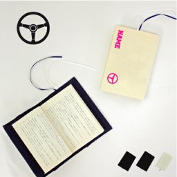 部品　ハンドル  文庫本用 A6判 お名前 読書好き 本好き 読書愛好家 記念品 ノベルティグッズ  グッズ ソフトカバー 乗り物　車　カスタム　趣味