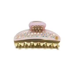 アレクサンドル ドゥ パリ ALEXANDRE DE PARIS ヘアアクセサリー クリップ ICCM 15571 04P22 Q OPAL ROSE OR PINCES VENDOME ヴァンドーム ヘアクリップ レディース ピンク系