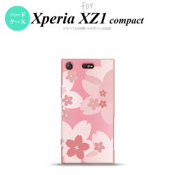 【SO02K】【スマホケース/スマホカバー】【エクスペリア XZ1】SO02K スマホケース Xperia XZ1 Compact SO-02K カバー エクスペリア XZ1 花柄・サクラ ライトピンク nk-so02k-062【メール便送料無料】