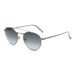 ゼニア ZEGNA サングラス ノーズパッド UVカット アイウェア ウェリントン EZ0140/S 12B 52 メンズ ガンメタル+ネイビーグレーグラデーション