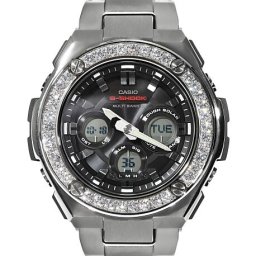 G-SHOCK Gスチール GST ｗ310 大粒CZダイヤ（キュービックジルコニア）ミドルサイズ G-Steel メタルバンド