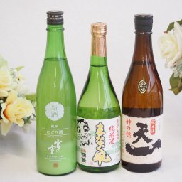 地酒純米酒特集3本セット(早川酒造 天一 純米酒(三重県) 宮崎本店 宮の雪 にごり 純米酒(三重県) 秋田銘醸 まなぐ凧 純米酒(秋田県)) 720ml×3本