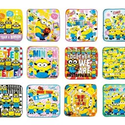 【ミニタオル】ミニオンズハンドタオル ハンカチ minions 12枚セット【約H20×W20cm】
