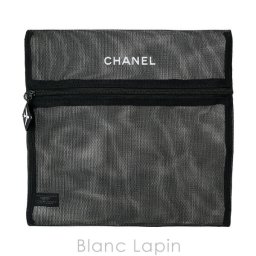 【ノベルティ】 シャネル CHANEL メッシュコスメポーチ #ブラック