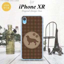 iPhoneXR iPhone XR スマホケース ソフトケース 犬 ゴールデン レトリバー 茶 メンズ レディース nk-ipxr-tp811